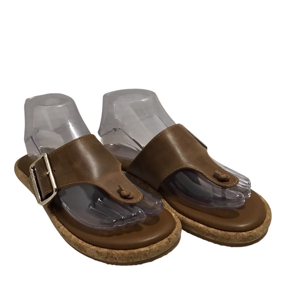 Kelsi Dagger Brooklyn‎ Theory Leather Sandals Anthropology Color 020 Slip On 6.5